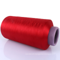 Polyester DTY recyclé pour le tricotage de couleurs teintes de dope